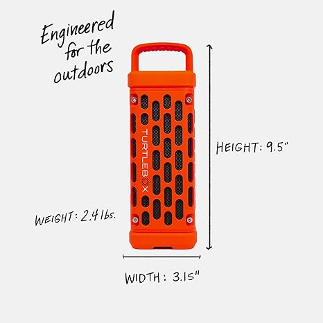 Built for life-on-the-go, the Turtlebox Ranger is our most portable speaker, delivering bold sound & endless versatility. Engineered for the outdoors, featuring party mode.
