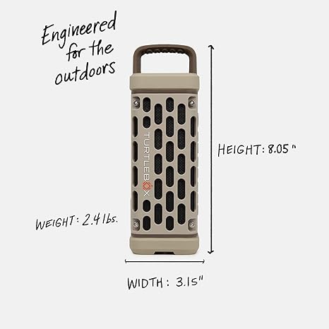 Built for life-on-the-go, the Turtlebox Ranger is our most portable speaker, delivering bold sound & endless versatility. Engineered for the outdoors, featuring party mode.