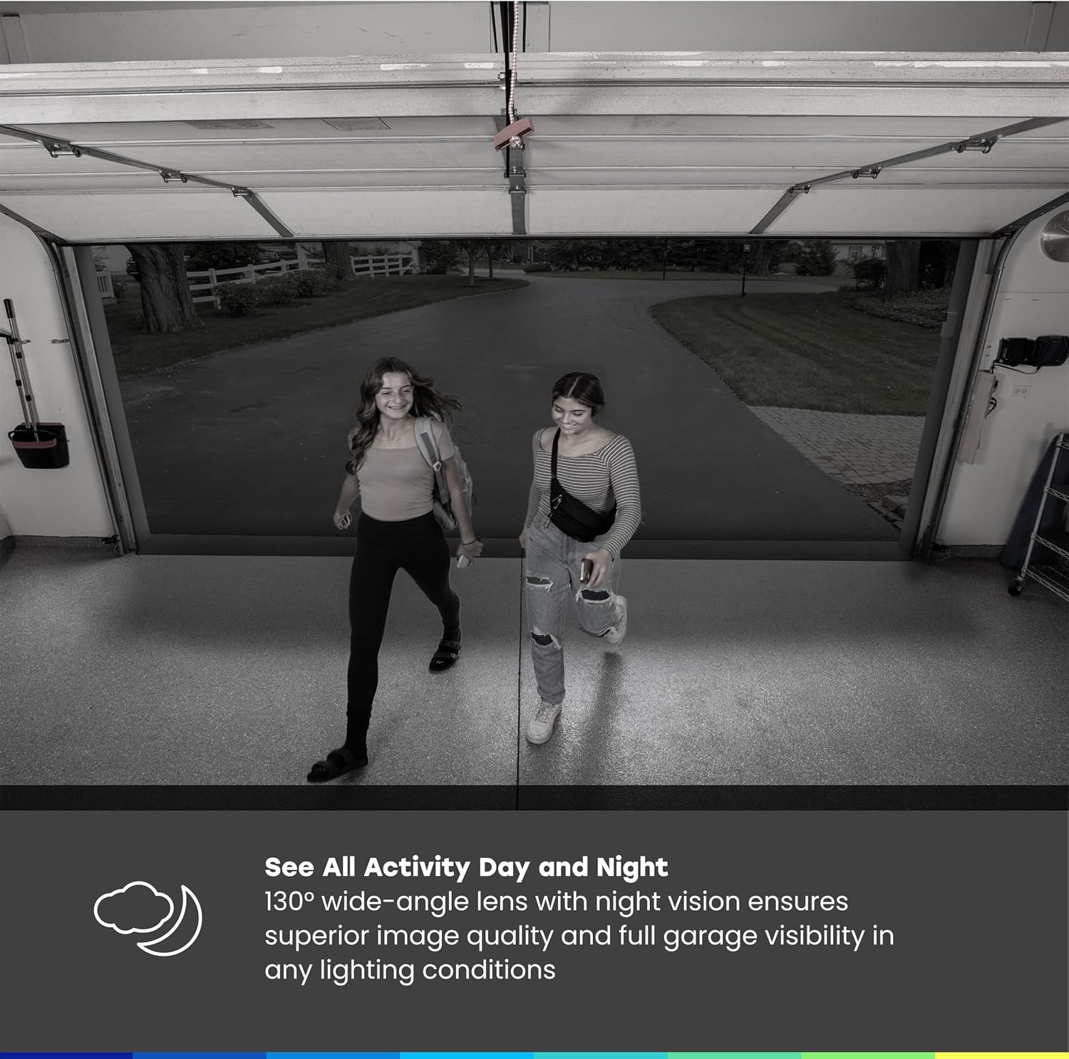 myQ Smart Garage Door Video Keypad with Wide-Angle Camera, Customizable PIN Codes, and Easy Access to Garage via MyQ App, Compatible with LiftMaster, Chamberlain, and Craftsman Openers. See & Control your Garage from anywhere.