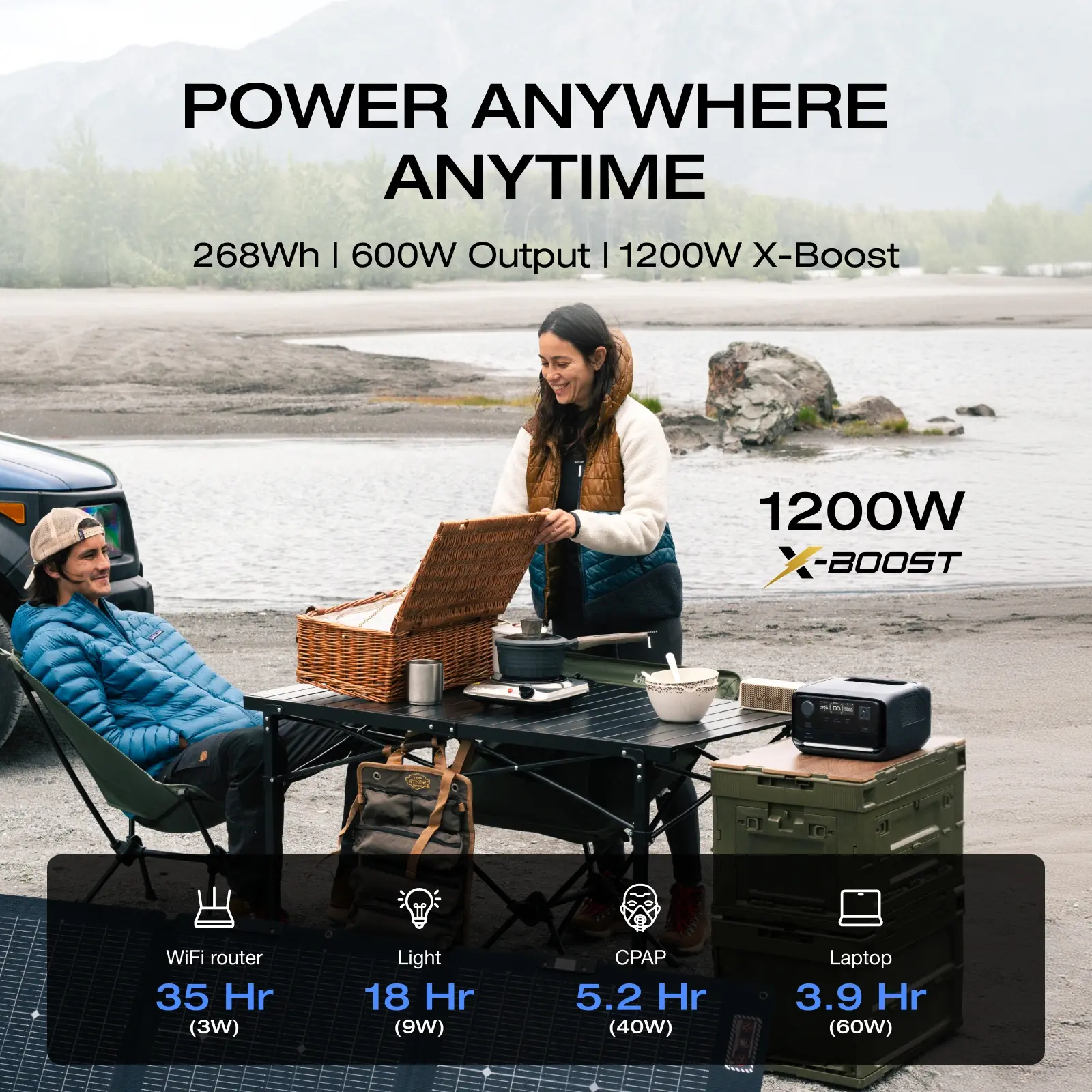 🔥This Week's Special Clearance Sale🔥EcoFlow River 3 Plus Wireless Boost Combo