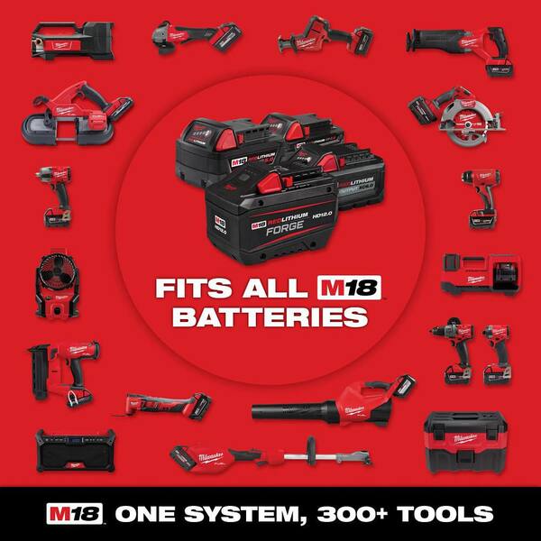 M18 18-Volt Lithium-Ion Cordless Utility Remote Search Light Kit with 12.0Ah Battery and Rapid Charger