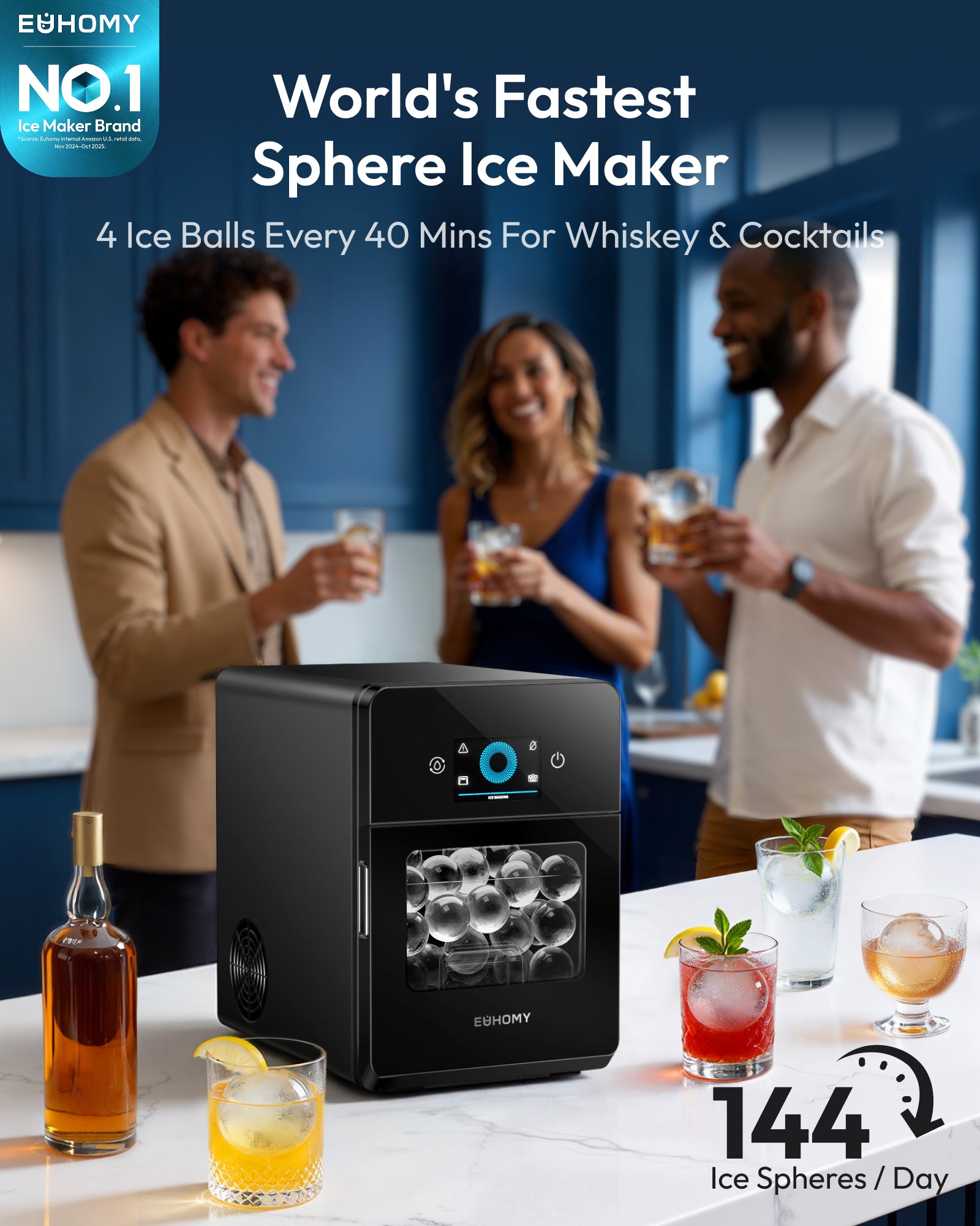 🔥Summer Sale-Euhomy Rock SE Sphere Ice Maker