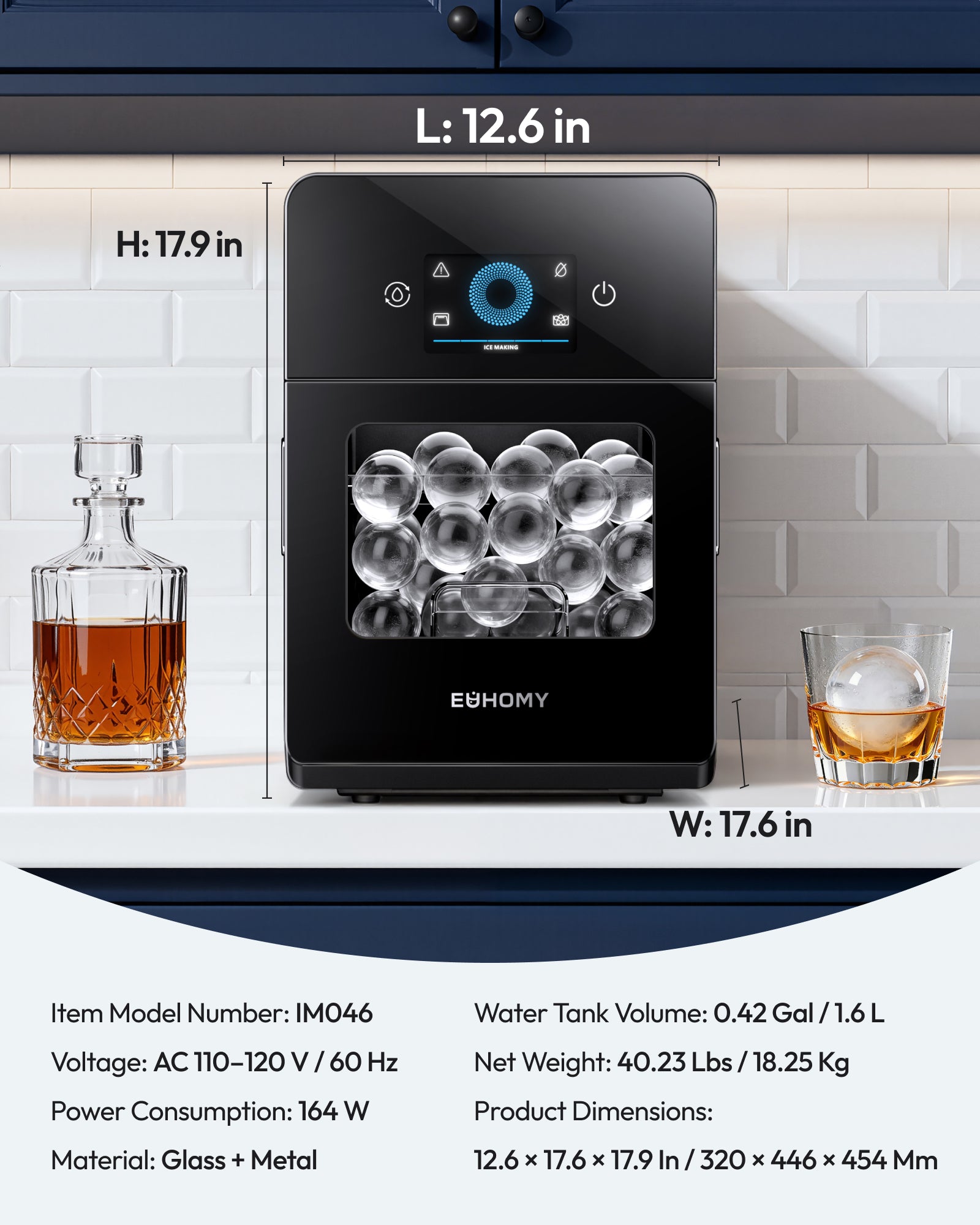 🔥Summer Sale-Euhomy Rock SE Sphere Ice Maker