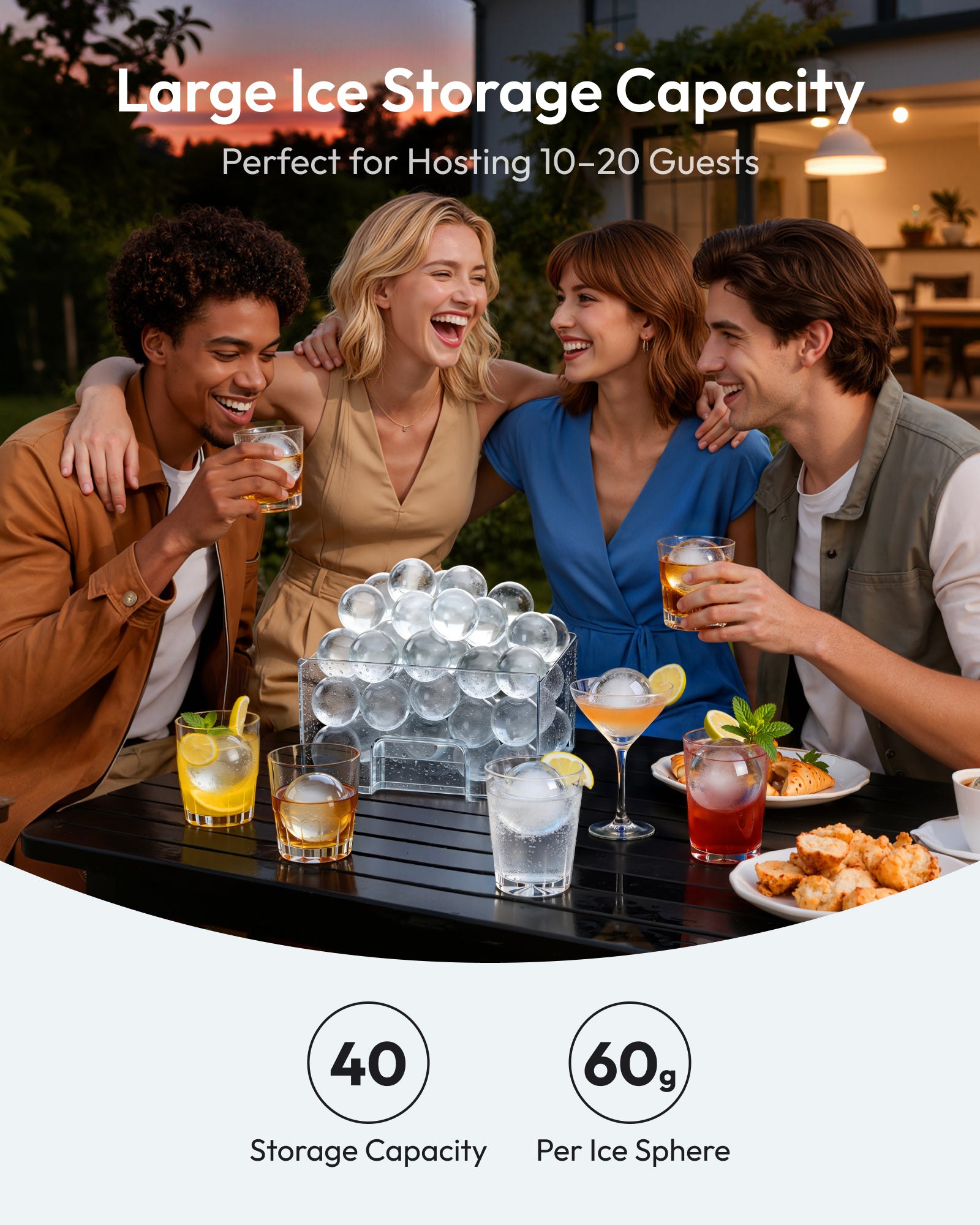 🔥Summer Sale-Euhomy Rock SE Sphere Ice Maker