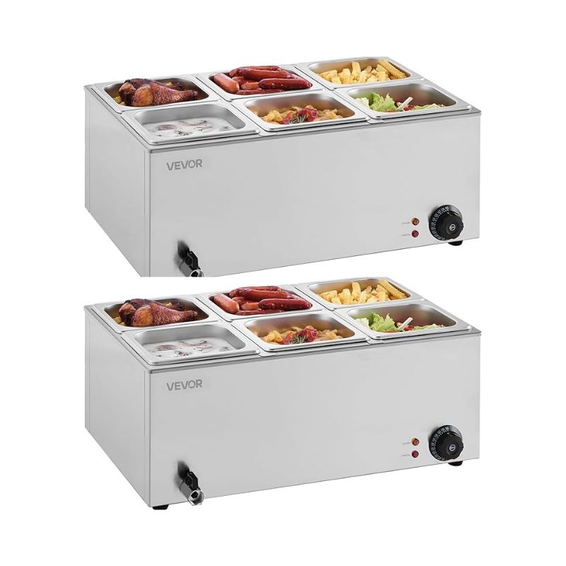 6-Pan Commercial Food Warmer