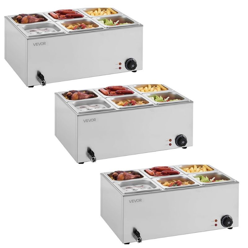 6-Pan Commercial Food Warmer