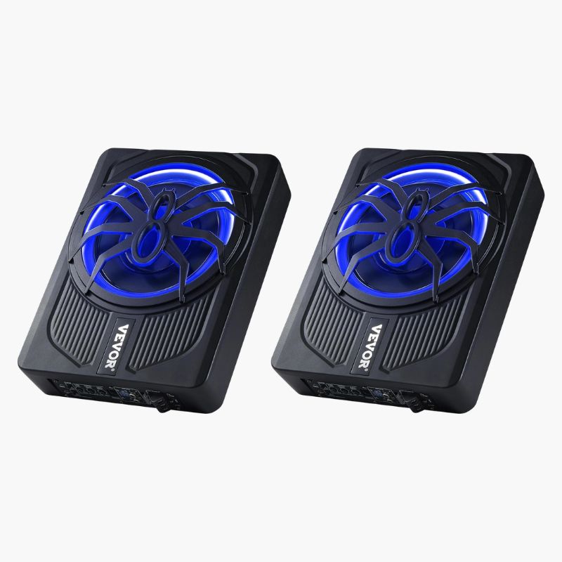 VEVOR 10-Inch 440W Under-Seat Car Subwoofer — Suitable for SUVs, Sedans, Trucks, RVs, and More