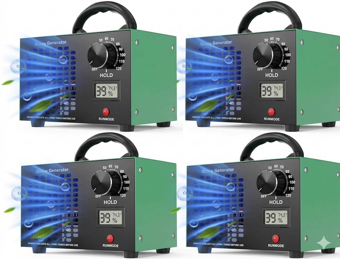Ozone Generator 160,000mg/H with Temp/Humidity Display