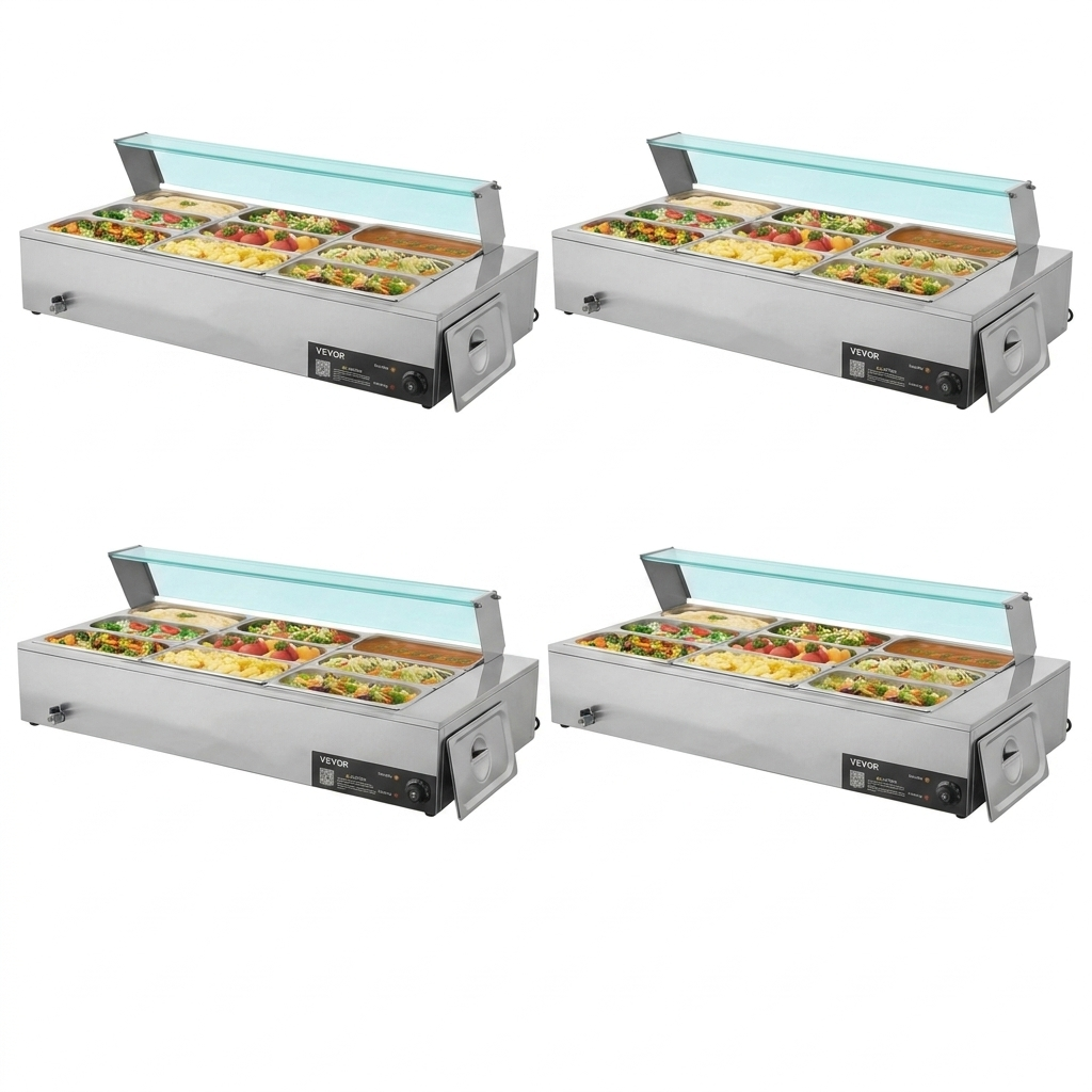 9-Pan Commercial Food Warmer