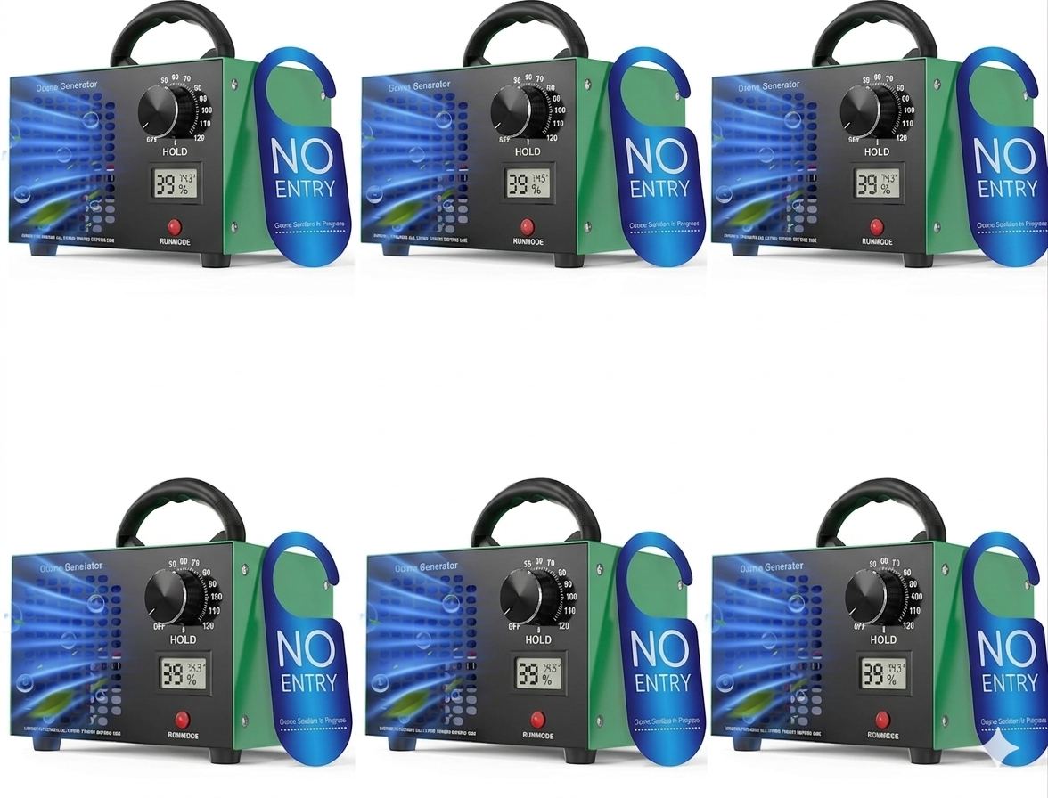 Ozone Generator 160,000mg/H with Temp/Humidity Display