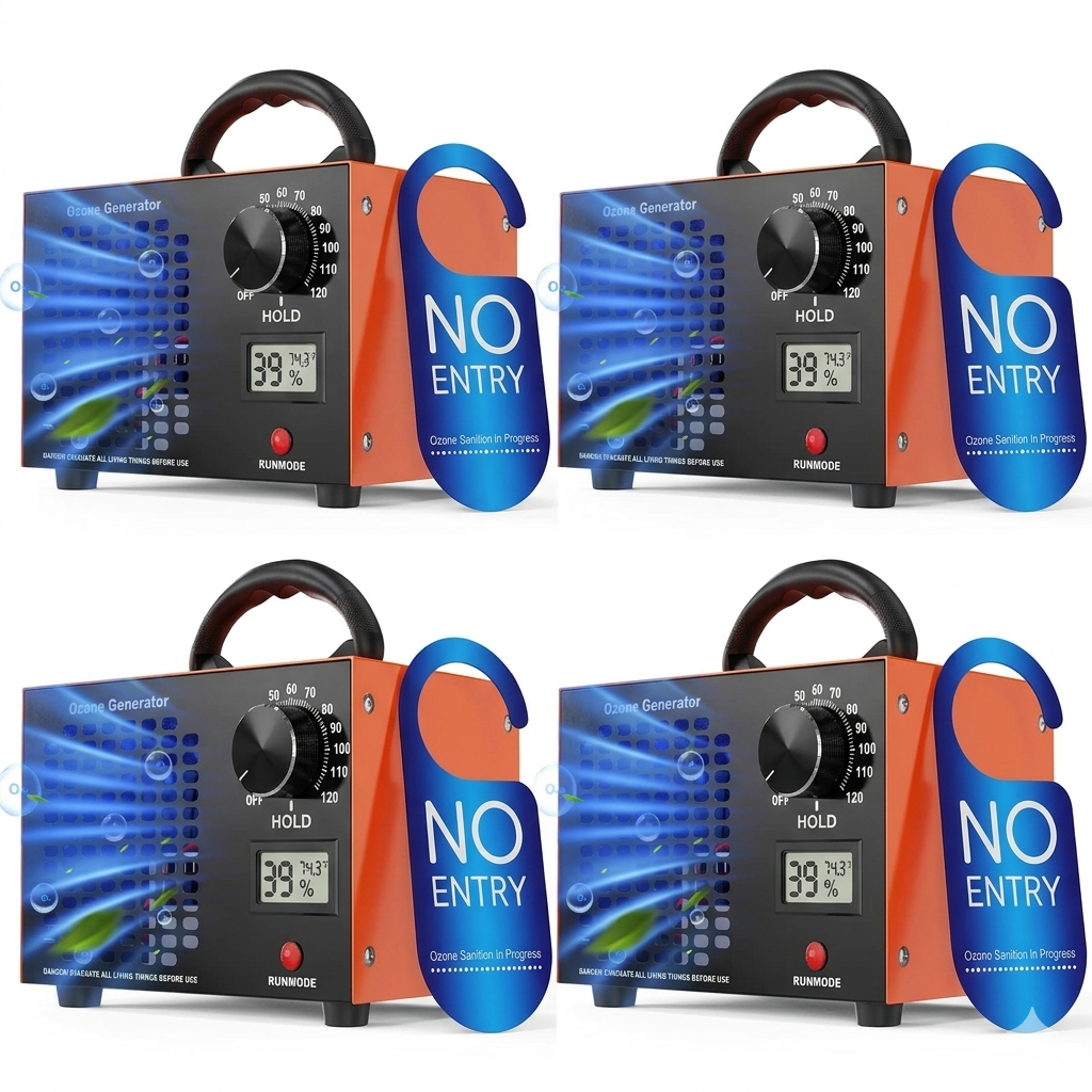 Ozone Generator 160,000mg/H with Temp/Humidity Display