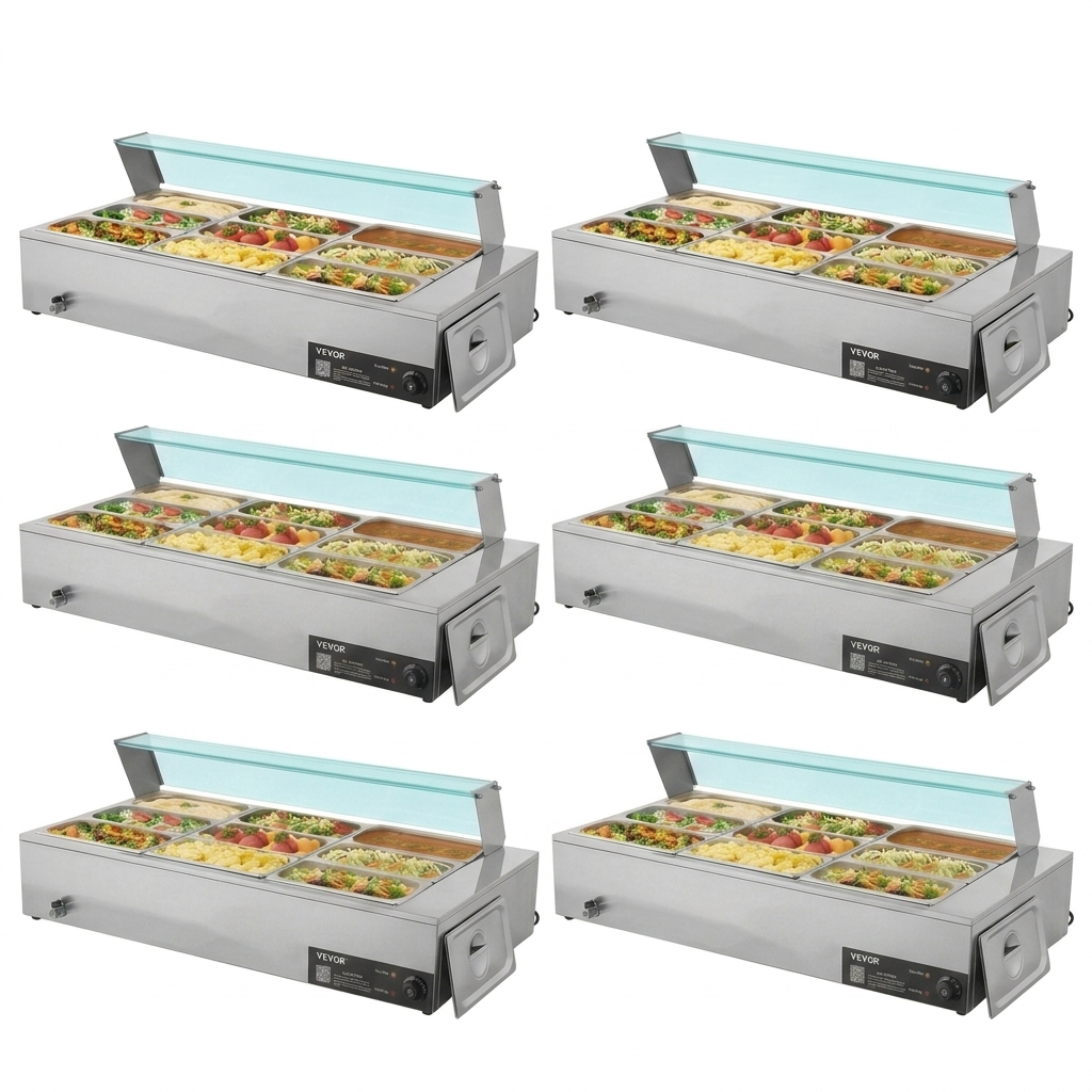 9-Pan Commercial Food Warmer