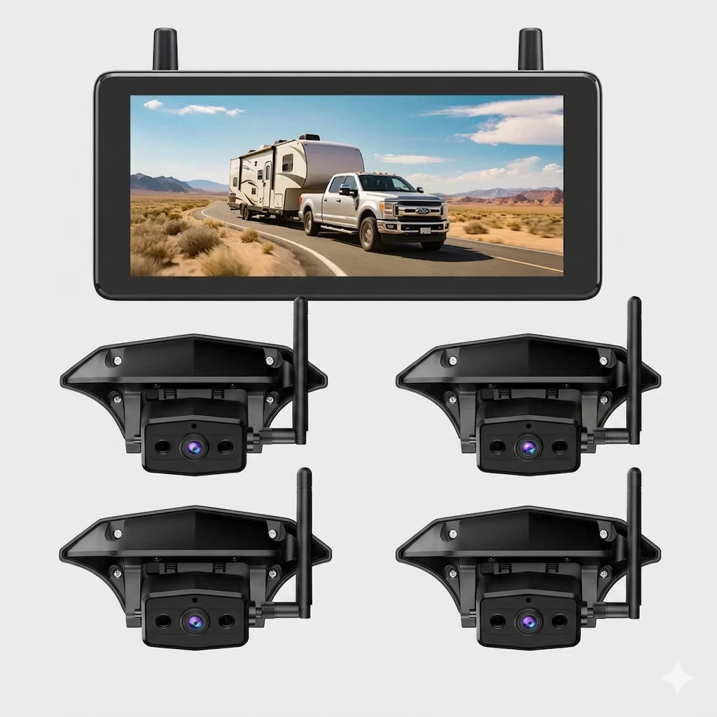 🚙Wireless RV Camera System For Driving & Reversing