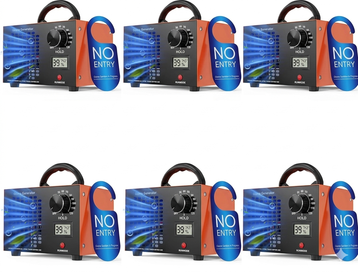 Ozone Generator 160,000mg/H with Temp/Humidity Display