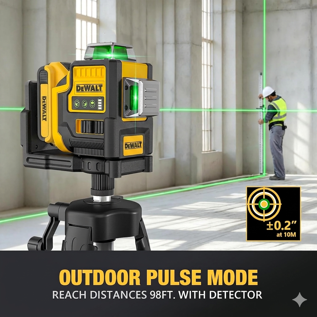 🔥Final Moments🔥Laser Level with Tripod for Dewalt 20V Battery