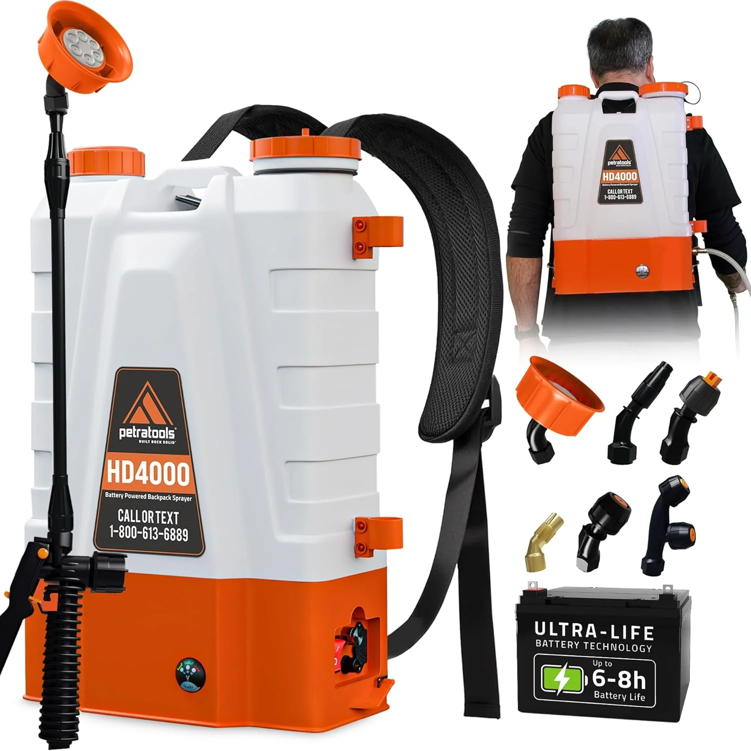 📢 Limited-Time Promotion 🔥HD4000 Battery Powered Backpack Sprayer