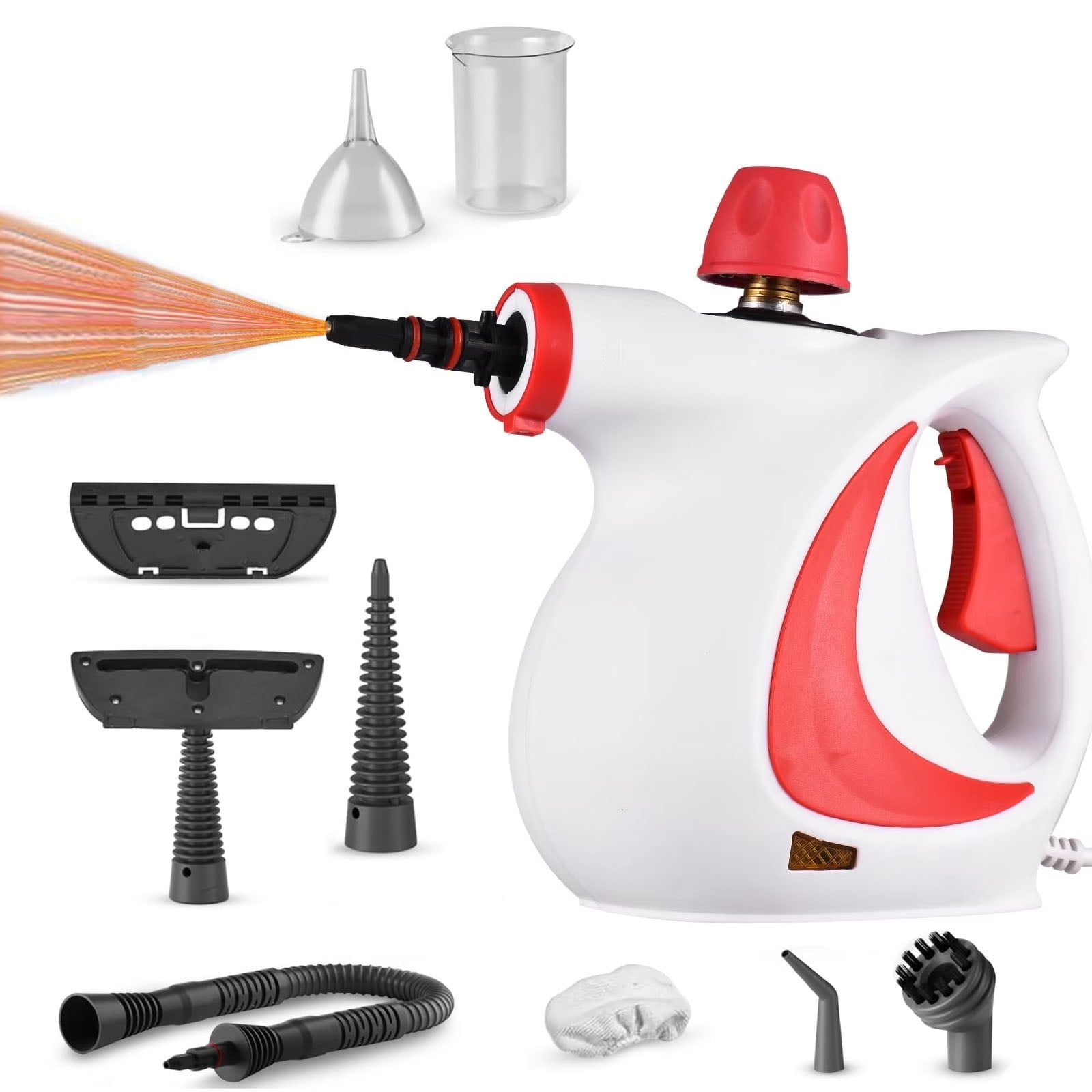 #Multifunctional High-Pressure Handheld Steam Cleaner | 10-Piece All-Purpose Heavy Duty Steamer with Adjustable Levels