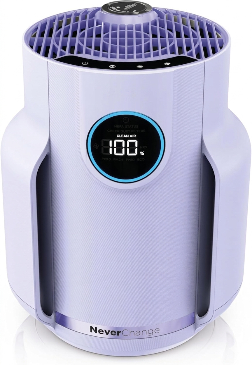 Spring sale Air Purifier for Home with NeverChange(5-Year) HEPA Air Filter