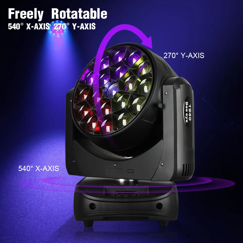 19x40w Moving Head with Pixel Mapping