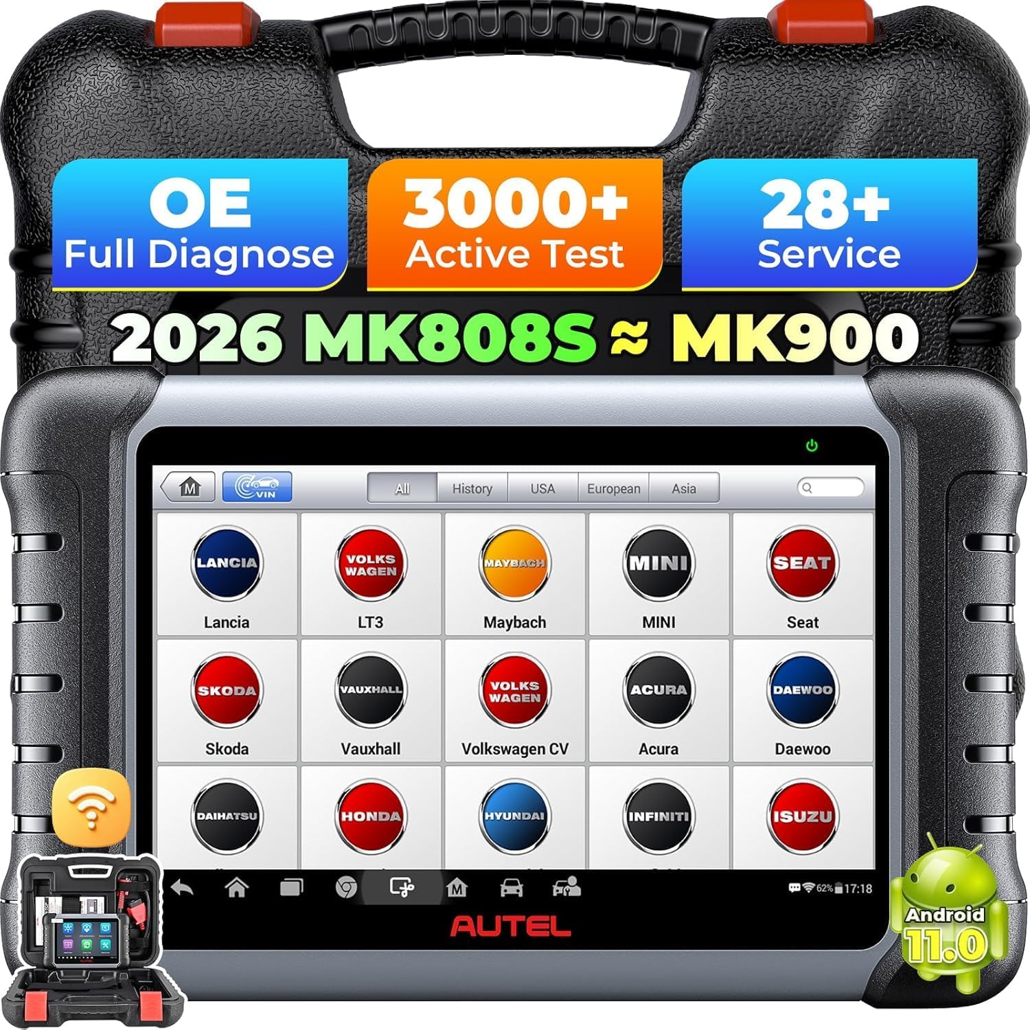 ☀️Summer Sale🔥⭐Autel MK808BT PRO Bi-Directional Diagnostic Scanner with 28+ Service Functions, ECU Coding & FCA Support
