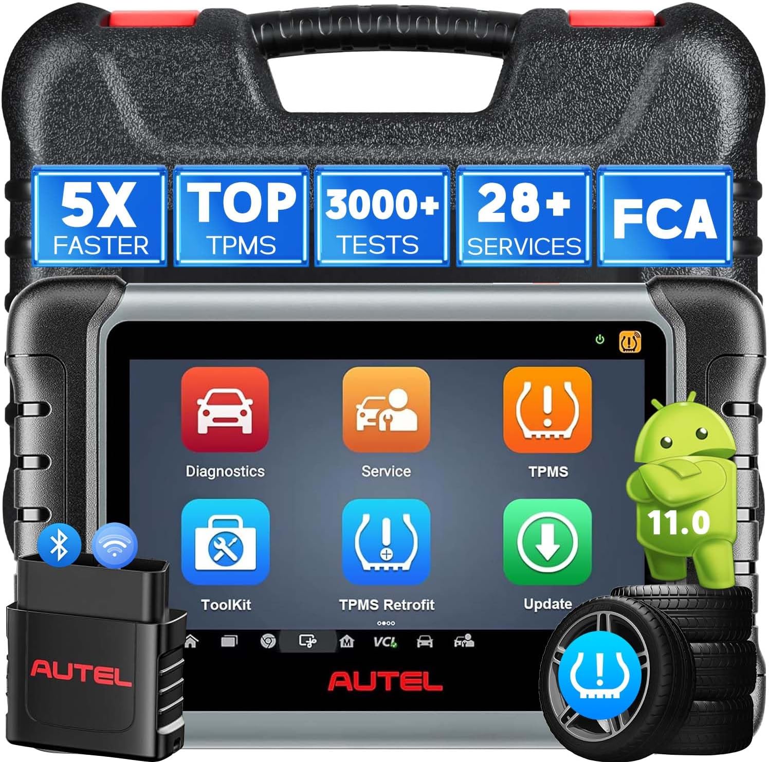 ☀️Summer Sale🔥⭐Autel MK808BT PRO Bi-Directional Diagnostic Scanner with 28+ Service Functions, ECU Coding & FCA Support