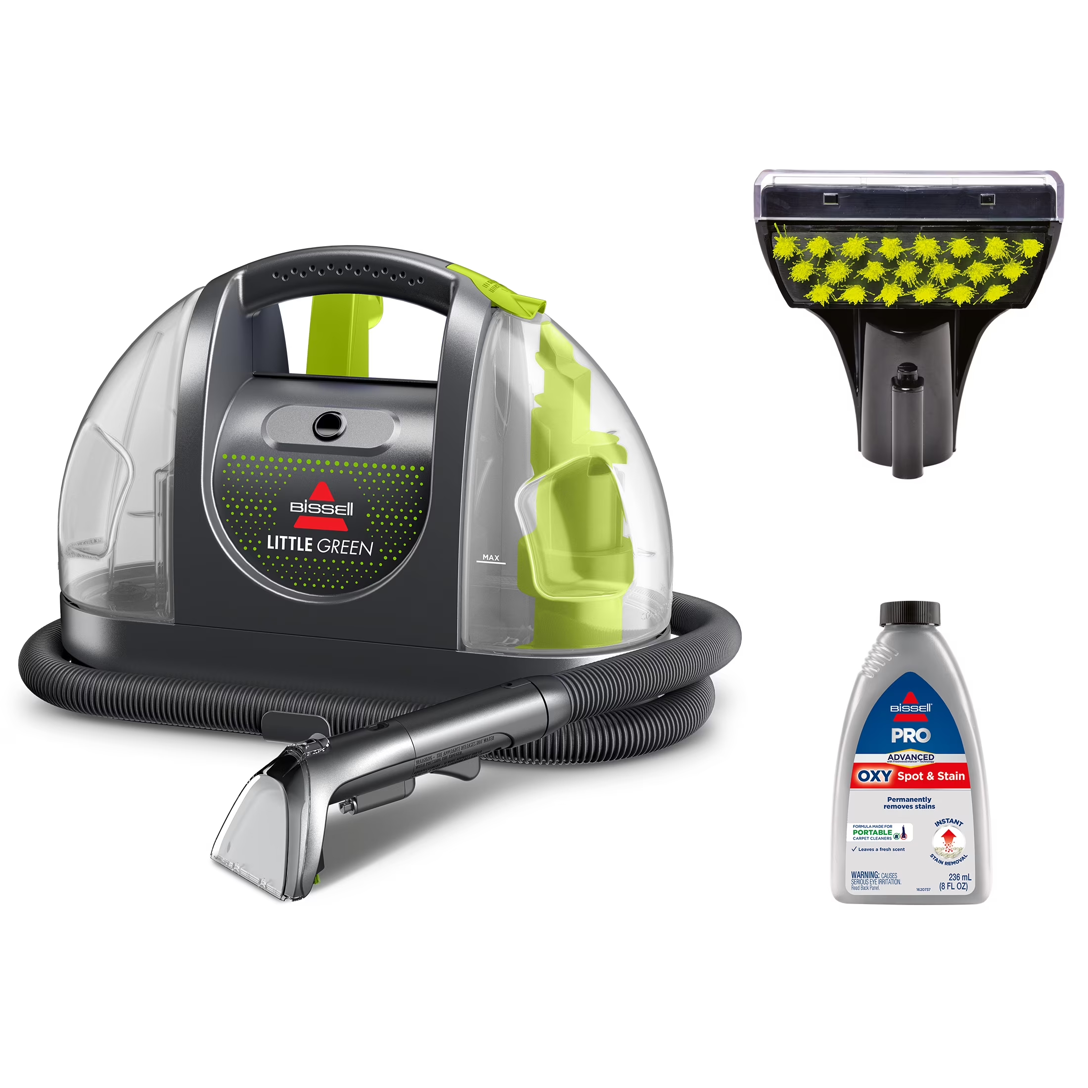 Portable carpet cleaner; powerful active-oxygen stain-removal formula designed for portable spot cleaners.