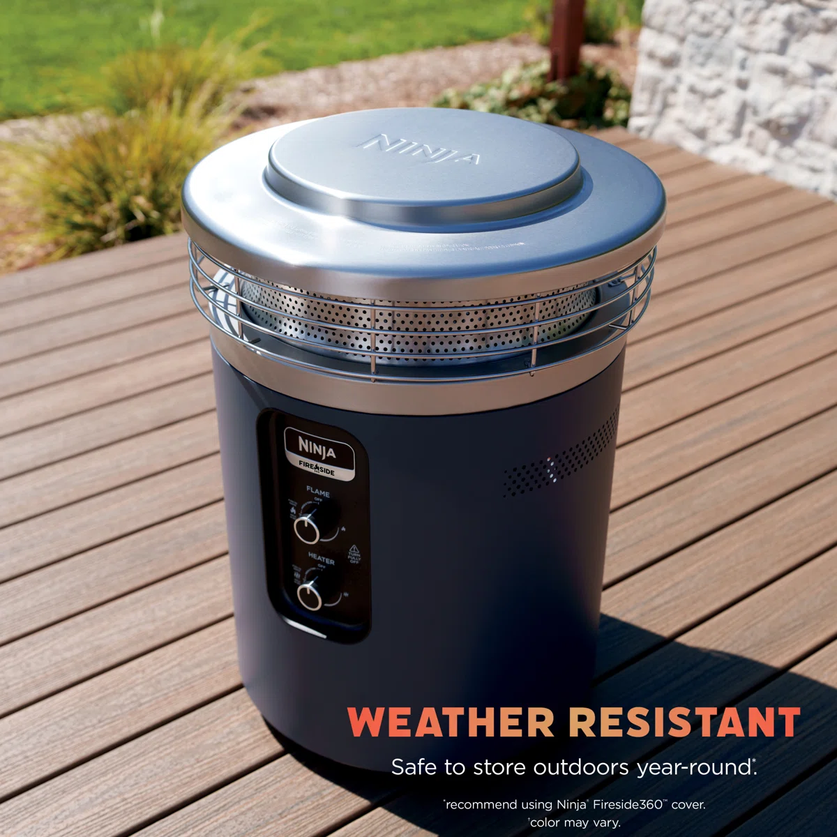 Ninja™ Fireside360™ Fire Pit and Outdoor Heater in Black