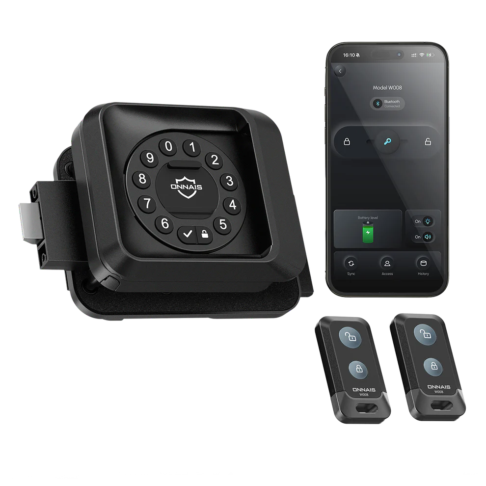 🔥Summer Sale🔥ONNAIS Guard Smart RV Keyless Door Lock with App, Keypad & Key Fob