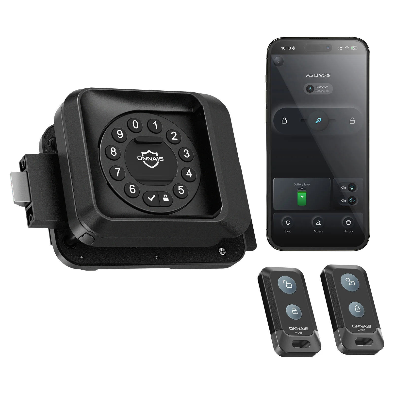 💥Today Only⚡ONNAIS Guard Smart Max RV Keyless Door Lock with App, Keypad & Key Fob