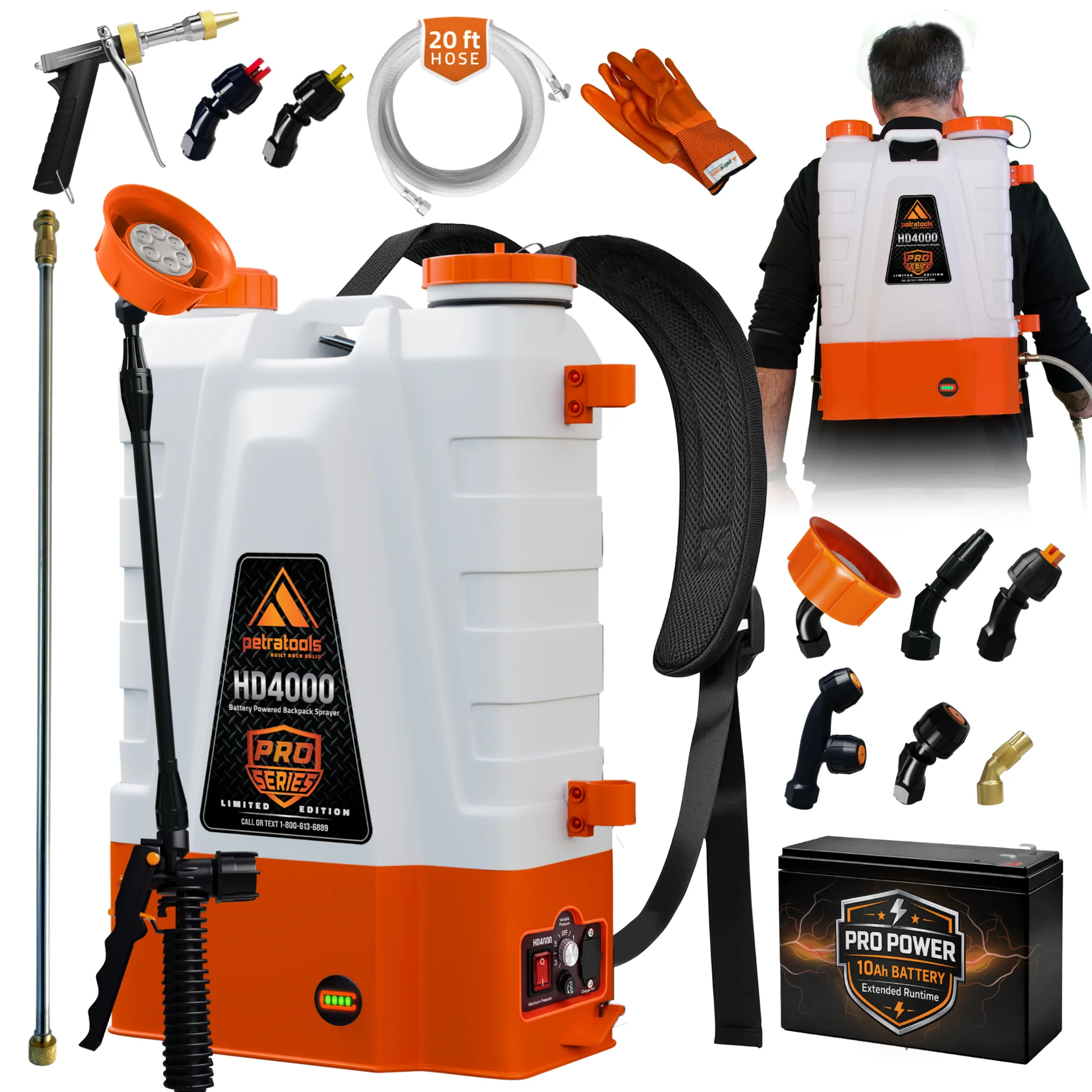 📢 Limited-Time Promotion 🔥HD4000 Battery Powered Backpack Sprayer