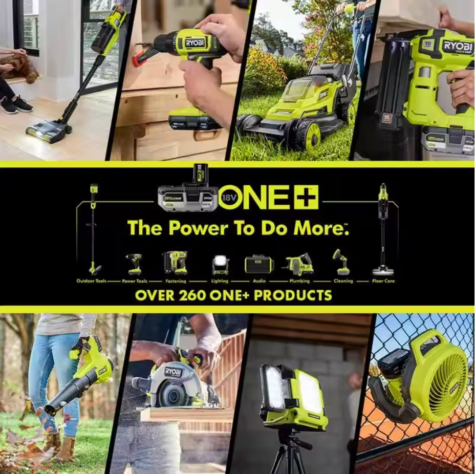 ☀️Summer Sale🔥🔋Ryobi ONE+ 18V Battery Powers 300+ Tools