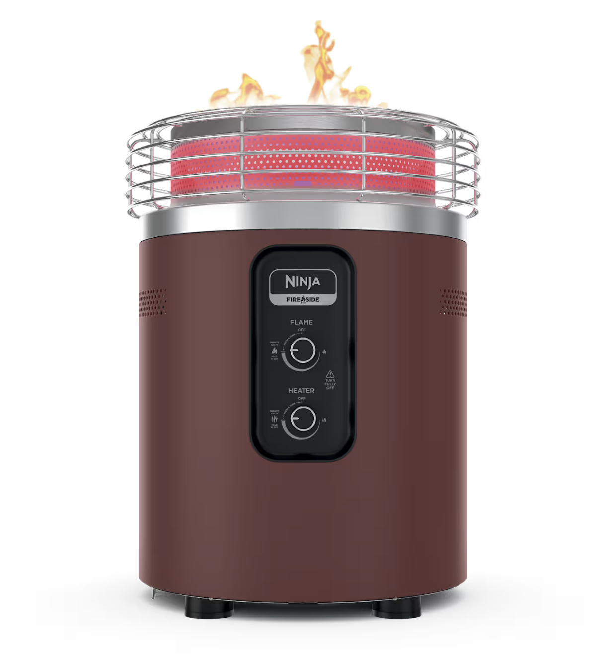 Ninja™ Fireside360™ Fire Pit and Outdoor Heater in Black