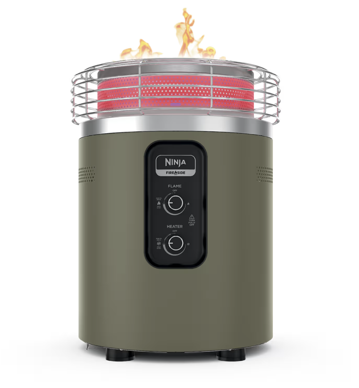 Ninja™ Fireside360™ Fire Pit and Outdoor Heater in Black