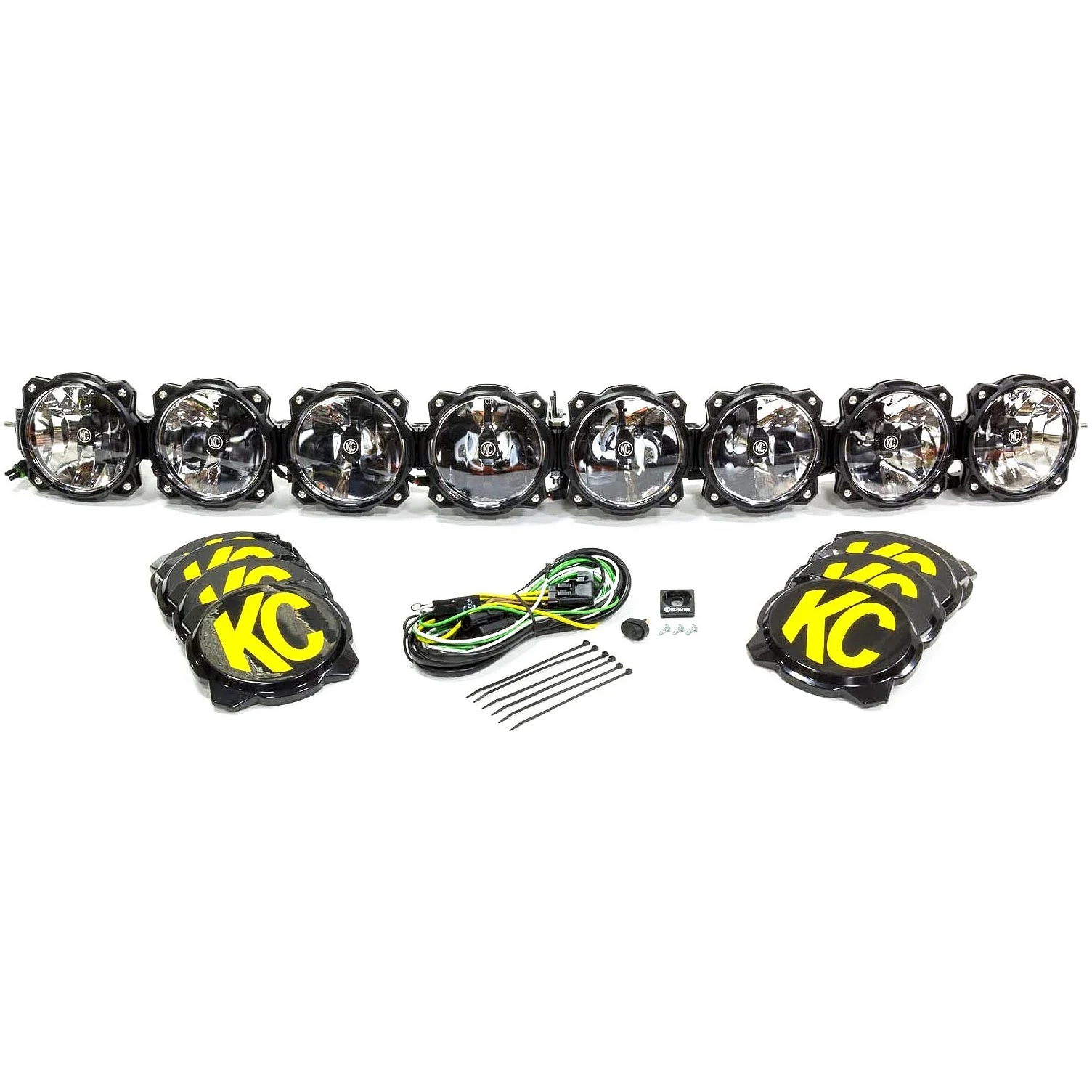 💥Special Offers⚡💡KC HiLiTES 91308 Gravity Pro6 LED Light Bar - 50" Combo System