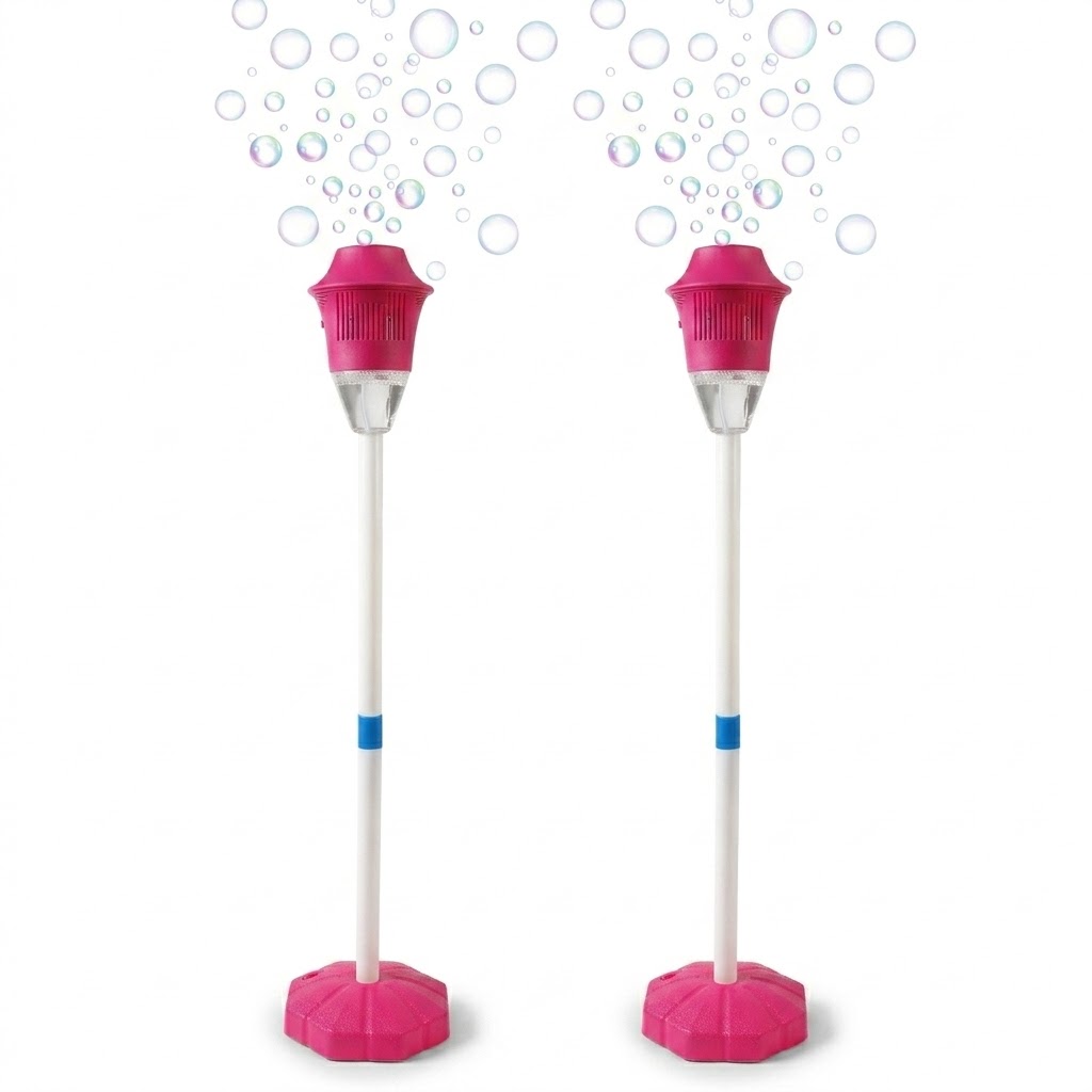 🛒BEST SELLER🚀SEESE Bubble Maker For Kids - Adjustable Height Stand, Auto Blaster with Music, Perfect for Backyard,FunIdeal for Outdoor Parties Holiday gifts