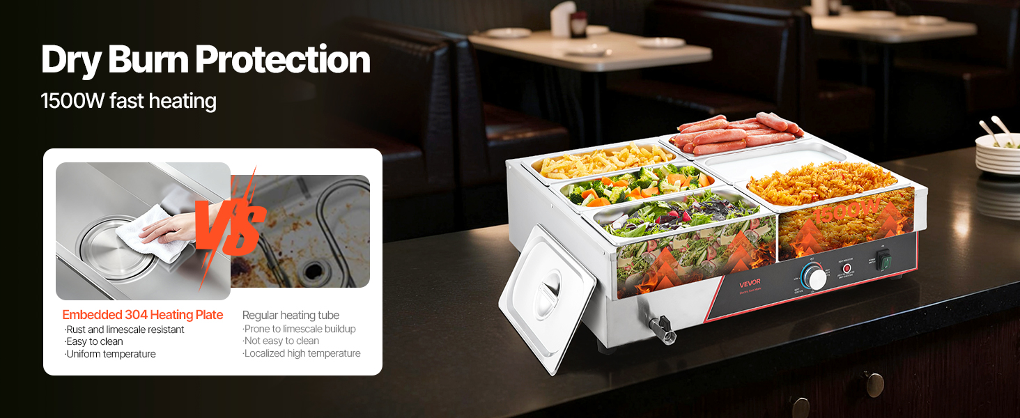 Commercial food warmer