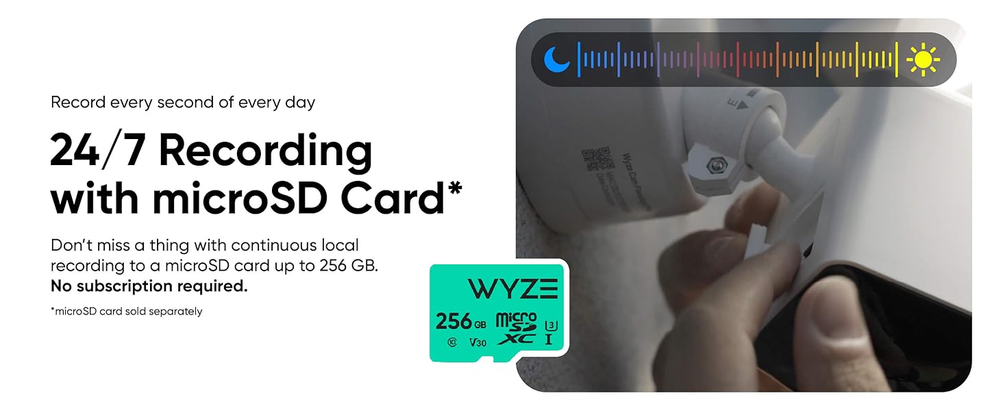 Wyze Cam Floodlight Pro SD Card