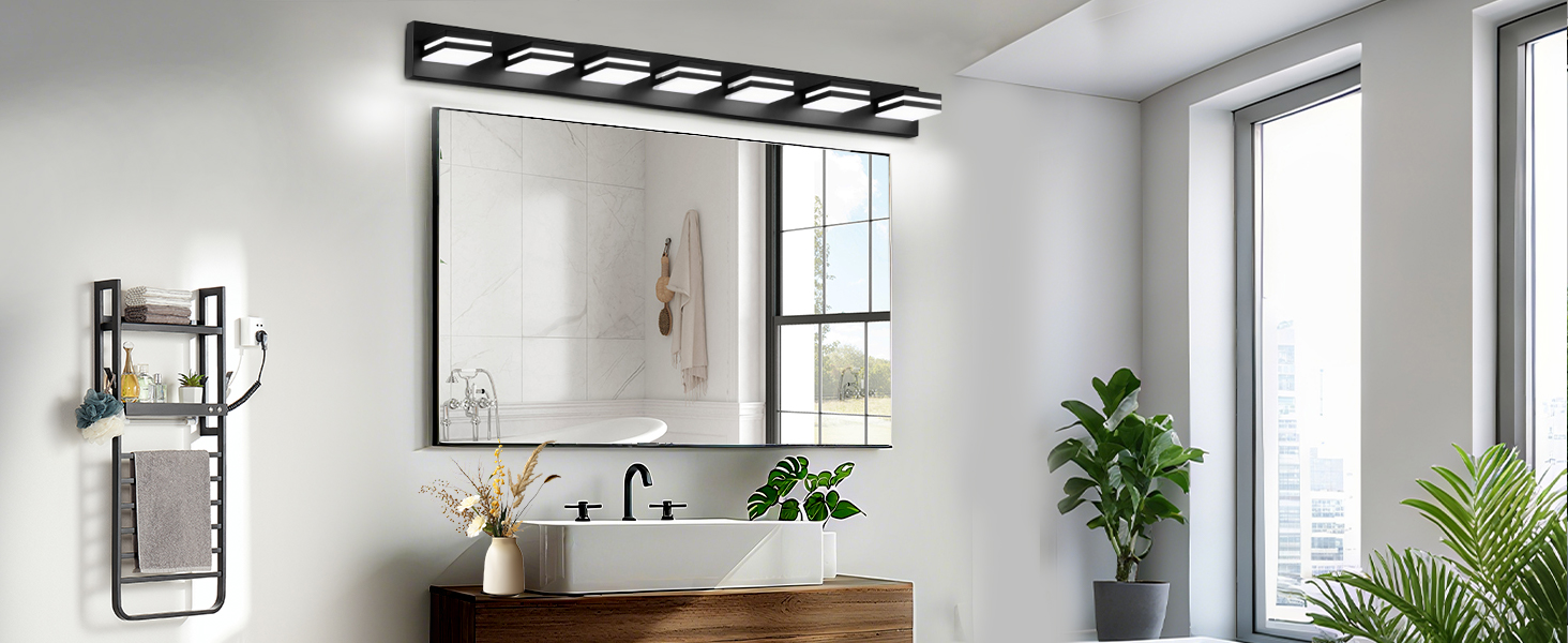 black bathroom light fixtures