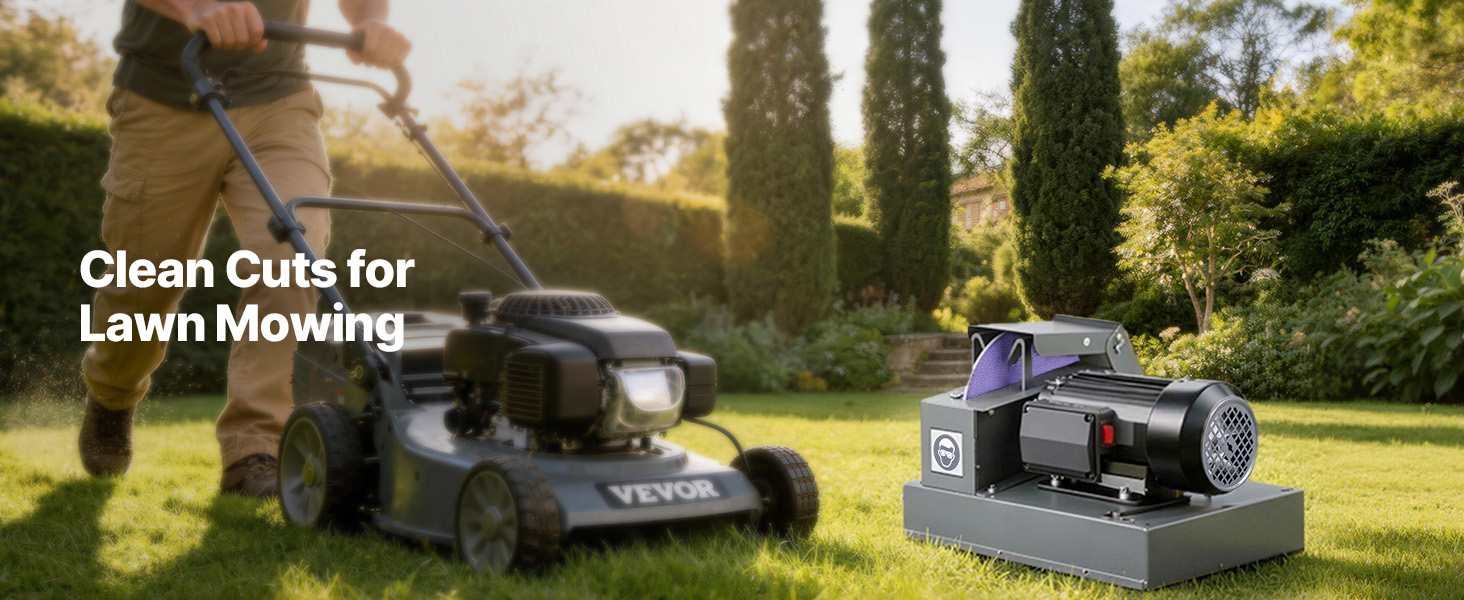 lawn mower blade grinding machine