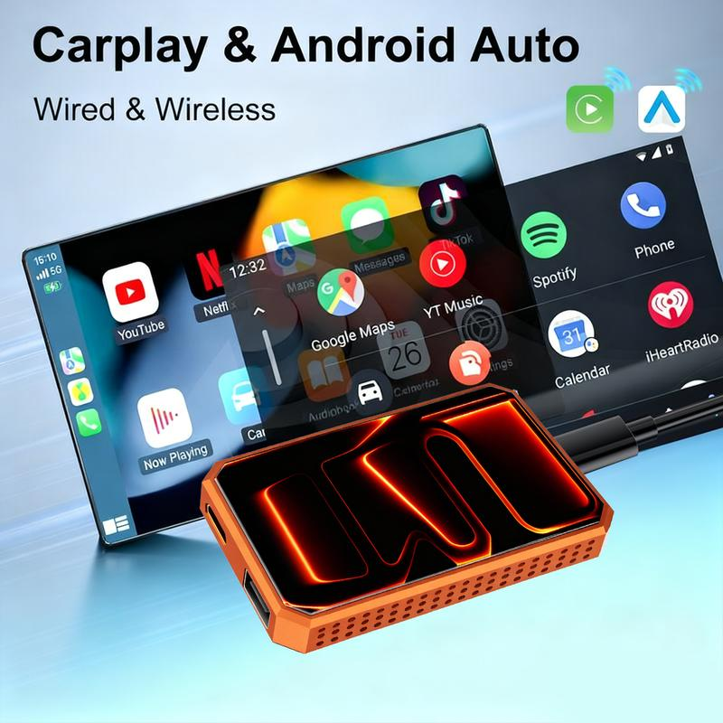📺[Flash Sale - 40% OFF] Wireless CarPlay AI Box: Stream Netflix & YouTube in Your Car🔥