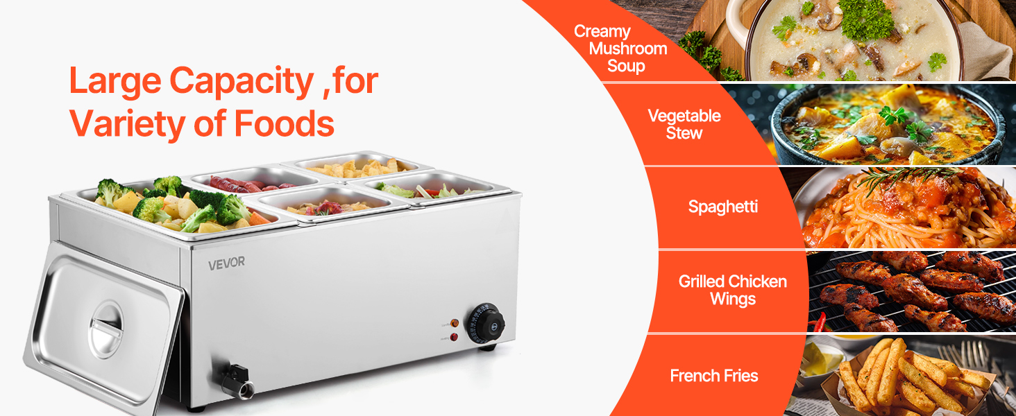 Commercial food warmer