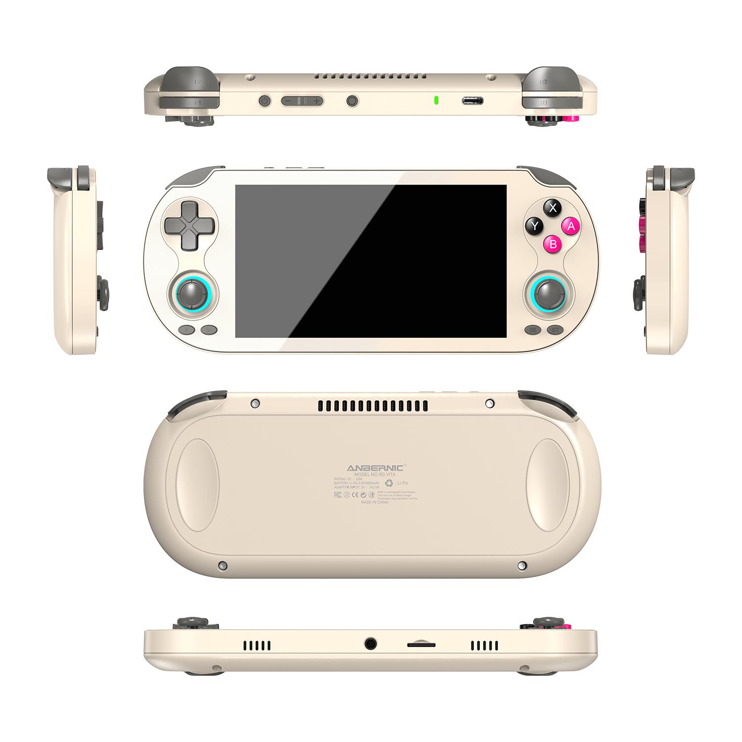 ANBERNIC RG VITA / RG VITA Pro Handheld Game Console 5000mAh Android Video Gaming Player Supports Bluetooth Gift #SummerVibes