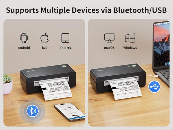 JADENS Portable Handheld Bluetooth Wireless Thermal Shipping Label Printer - Inkless, for Small Business, Compatible with iOS, Android, Windows, Mac, Chromebook, Ideal for Etsy, USPS, Inkless Printer, Label Printer For Small Business JADENS Portable Handheld Bluetooth Wireless Thermal Shipping Label Printer - Inkless, for Small Business, Compatible with iOS, Android, Windows, Mac, Chromebook, Ideal for Etsy, USPS, Inkless Printer, Label Printer For Small Business