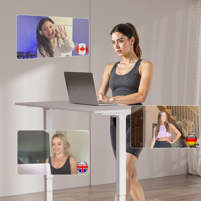 DeerRun Q2 Urban 7% Incline Under-desk Walking Pad with Smart Control
