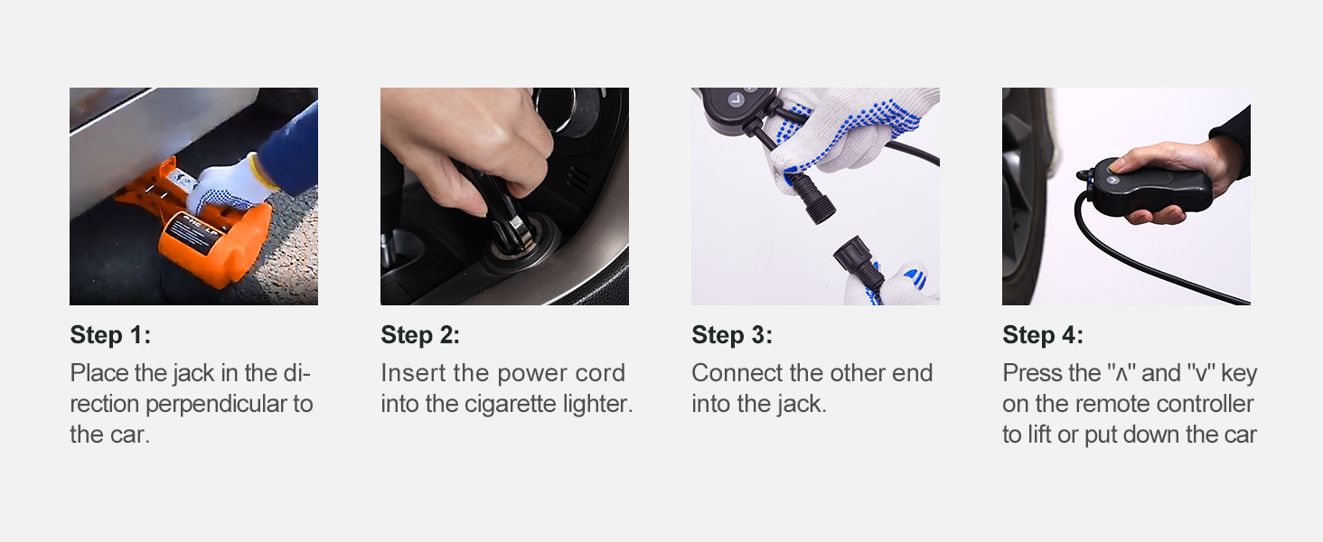 electric car jack kit