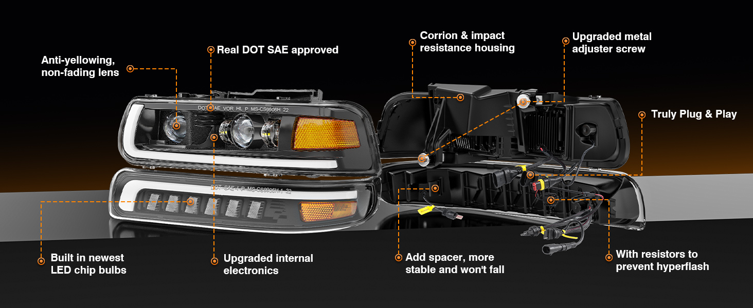 Chevy Suburban Headlights 