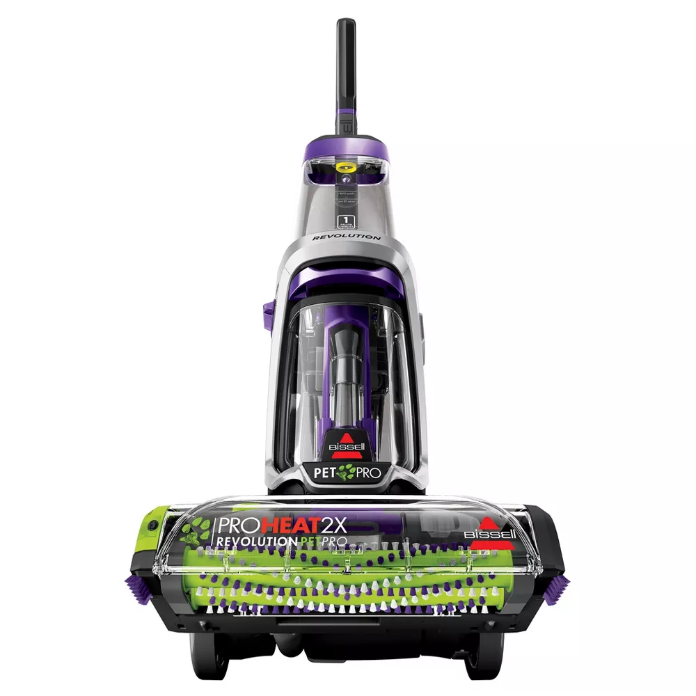BISSELL ProHeat 2X Revolution Pet Pro Plus Carpet Cleaner 3588 11" Cleaning Path Purple