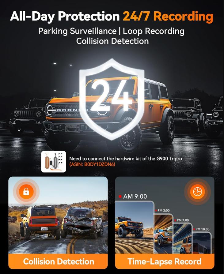 WOLFBOX G900 PRO Mirror Dash Cam with STARVIS 2 IMX678 128GB Card 5.8GHz WiFi 4K Front 2.5K Rear Video TikTokShopHolidayHaul Dashcam for Cars WOLFBOX G900 PRO Mirror Dash Cam with STARVIS 2 IMX678 128GB Card 5.8GHz WiFi 4K Front 2.5K Rear Video TikTokShopHolidayHaul Dashcam for Cars