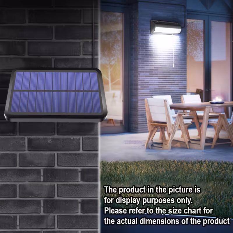 solar powered wall light with pull switch detachable assembly suitable for courtyard lighting pet house lighting tool room lighting treehouse lighting Product details 1