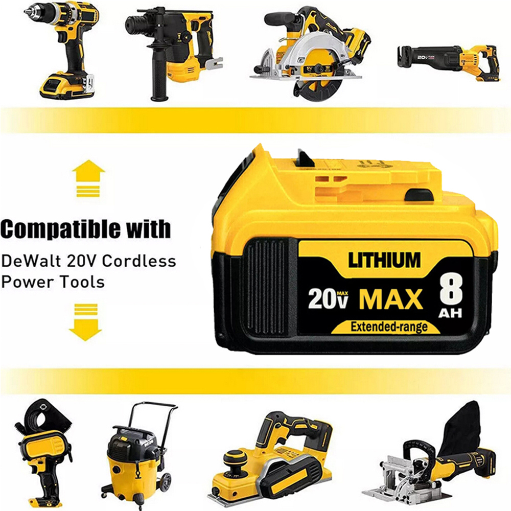 Suitable for 20V 8.0AH lithium-ion batteries